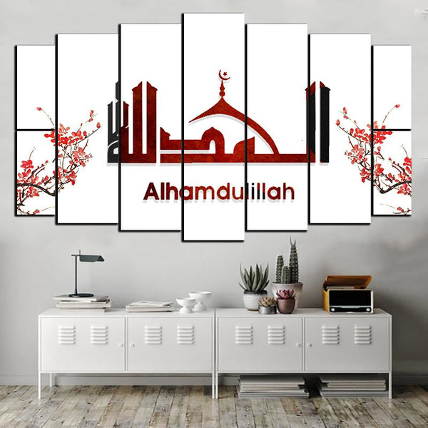 9 PCS digital wall frames fade proof (7X3 Feet Size)