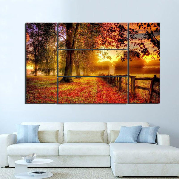 5 PCS LANDSCAPE WALL FRAME