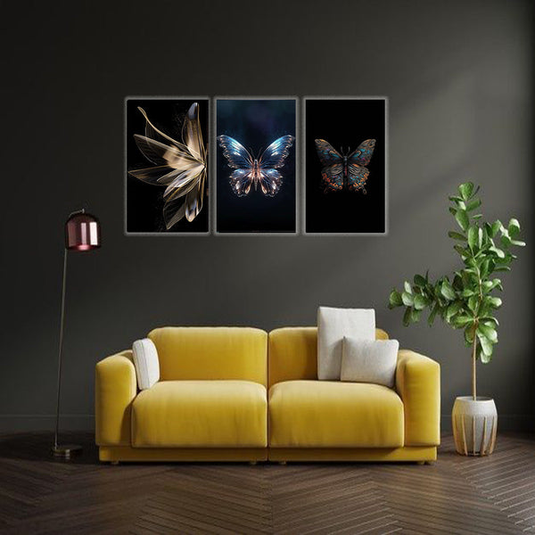 3 Pcs Premium Wooden Wall Hanging ( Am-0011 )