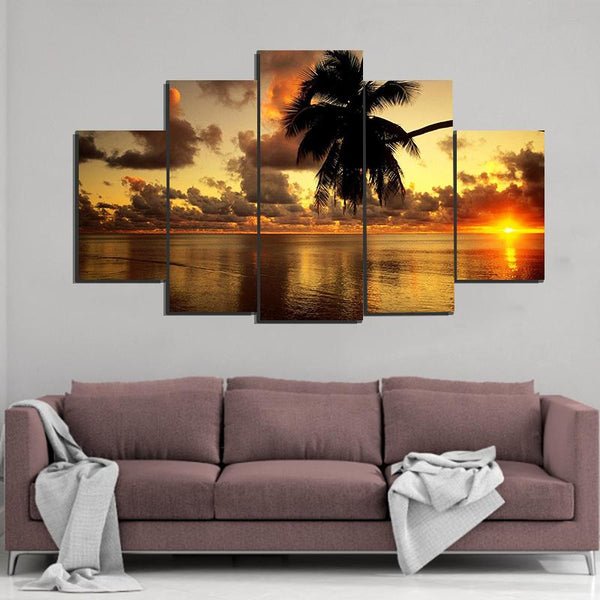 5 PCS LANDSCAPE WALL FRAME SUNSET (RWP 012)
