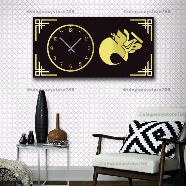 Wooden Printed Wall Clock (sku-rec-15)