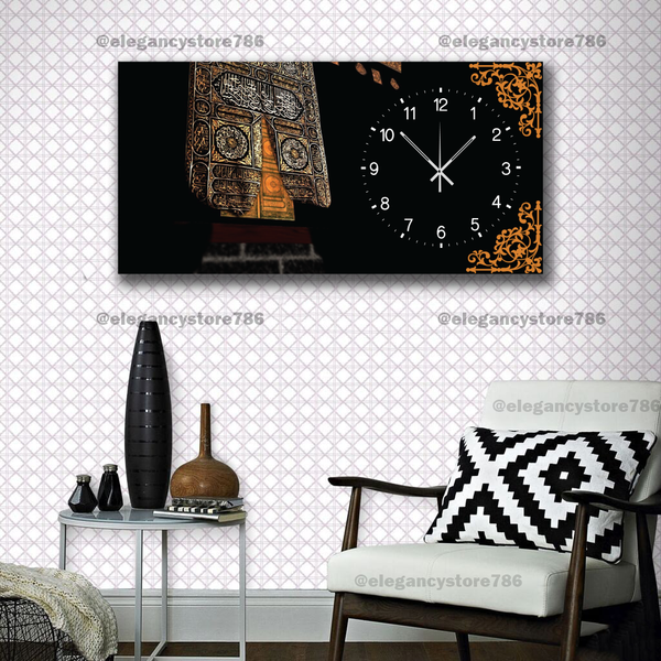 Wooden Printed Wall Clock (sku-rec-01)