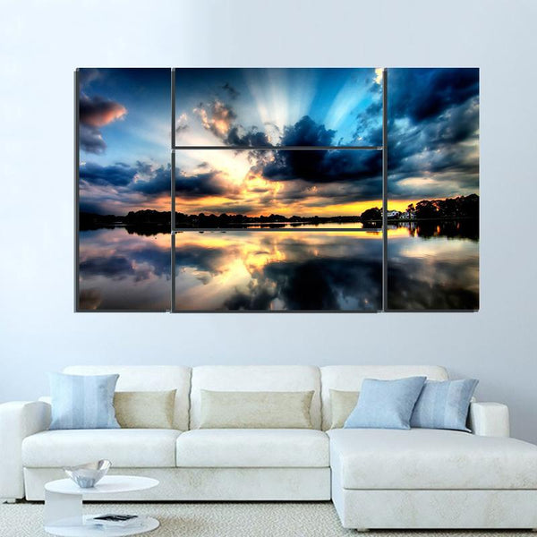 5 PCS LANDSCAPE WALL FRAME