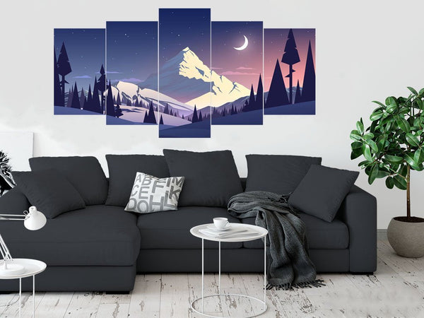 5 PCS LANSCAPE 3D Wall Frame