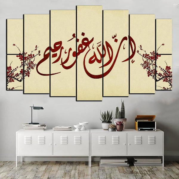 9 PCS digital wall frames fade proof (7X3 Feet Size)