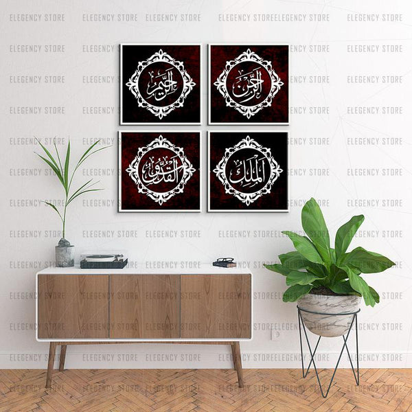 4 Pcs Classic Vintage Wooden Frame(Imported Material)