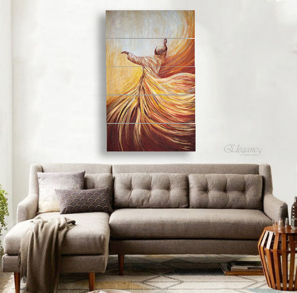 5 vertical sufism wall frame (BHL_051)