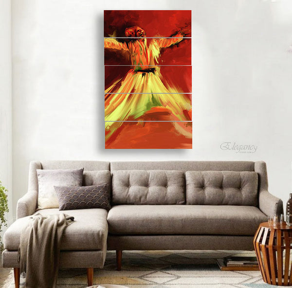 5 vertical sufism wall frame (BHL_052)