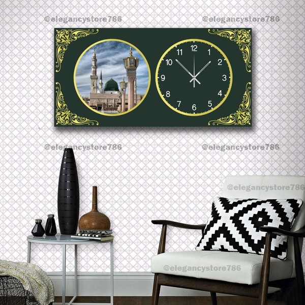 Wooden Printed Wall Clock (sku-rec-10)