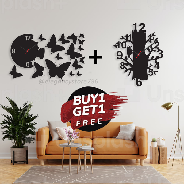 Wooden Wall Clock Combo 20