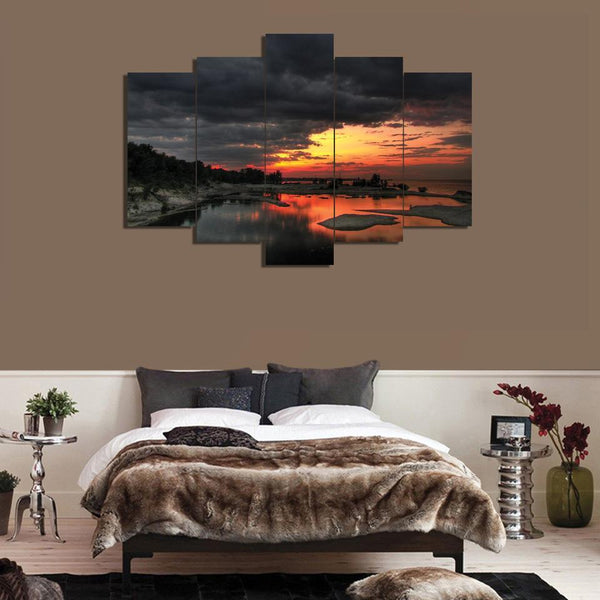 5 PCS LANSCAPE 3D Wall Frame