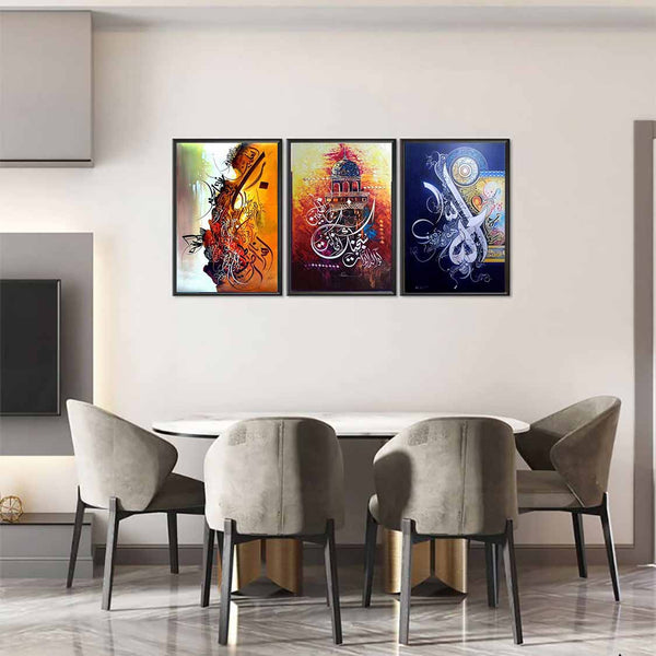 3 Pcs Painting Style Wall Frame Pl-0010