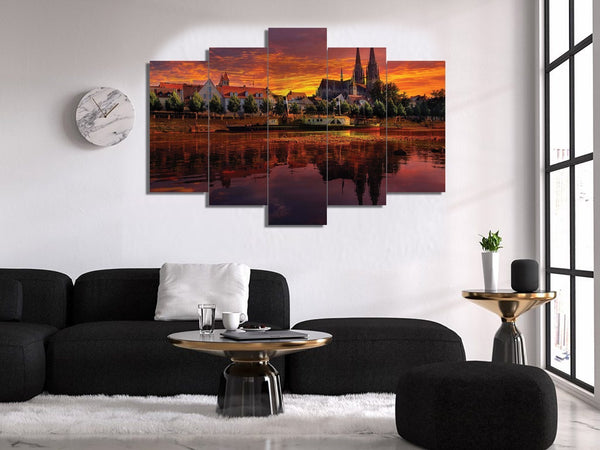 5 PCS LANSCAPE 3D Wall Frame