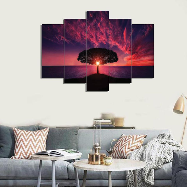 5 PCS LANSCAPE 3D Wall Frame