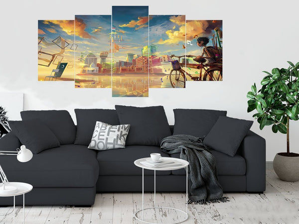 5 PCS LANSCAPE 3D Wall Frame