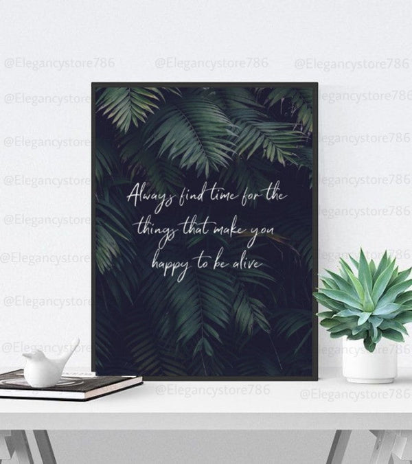 Inspiration Quotes Frame (Single)