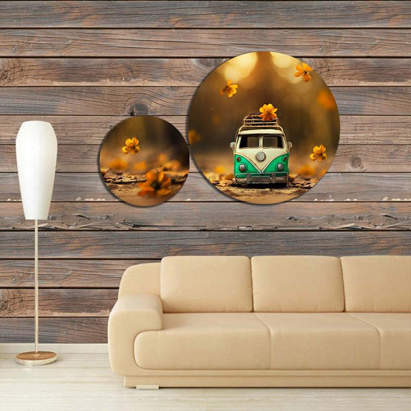 2 Pc Round Shape Frame