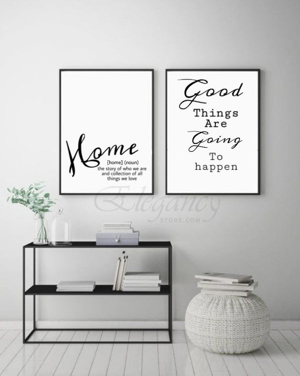Inspiration Quotes Frame (2PCS)
