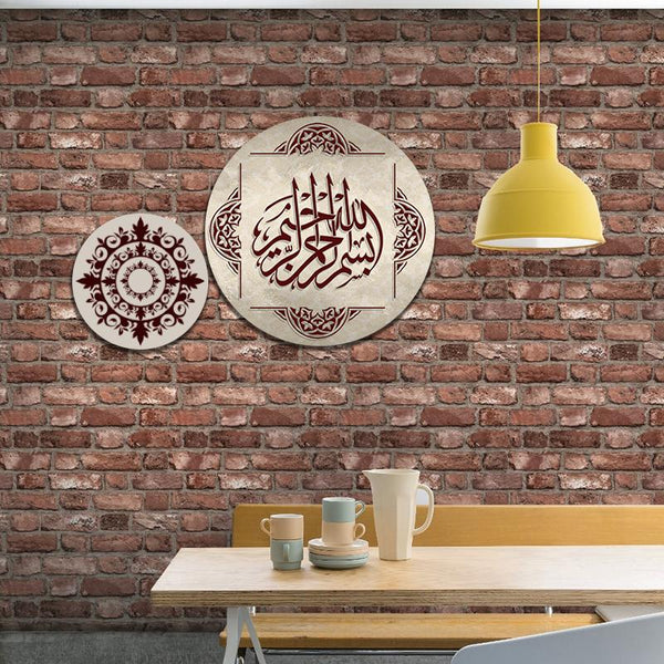 2 Pc Round Shape Frame