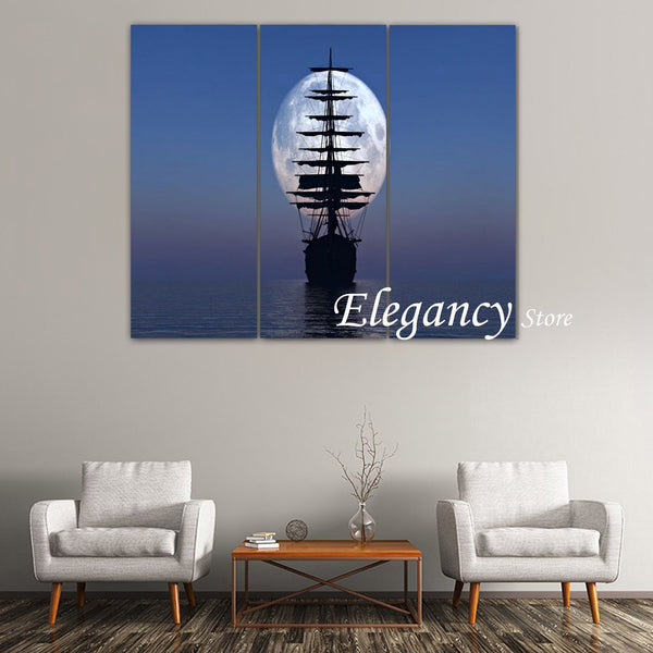 3 PCS 3D Digital Wall Frame