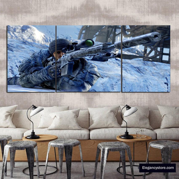 3 PCS Modern Wall Decor (Army)