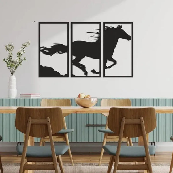 Vintage 3 Frames Tree Wooden Wall Decor Ideas | 3d Laser Cut Wooden Wall Decoration Pieces for Offices and Bedrooms and for Gift Items | Decorating Items for Home Decoration Items for Rooms Decoration Items for Home Decor and Living Room | Decore Wall Art