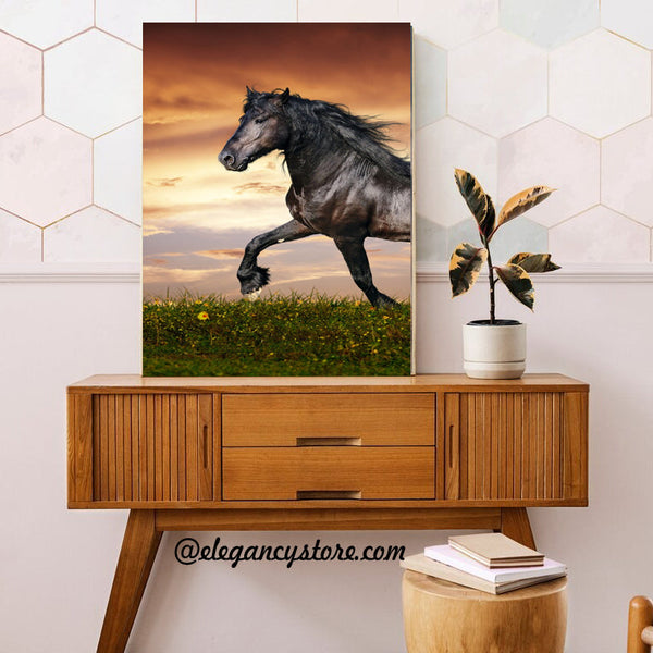 Single Pc Horse Wall Frame (HR-002)