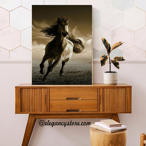 Single Pc Horse Wall Frame (HR-003)