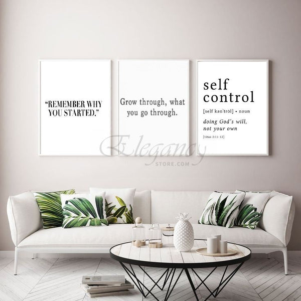 Inspiration Quotes Frame (3PCS)