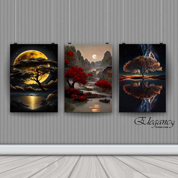 STOCK CLEARANCE SALE 3 PCS WALL HANGING FRAME EE70178