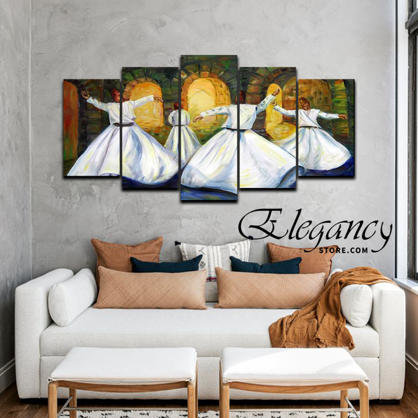 5 splitter sufism wall frame (HS-2003)