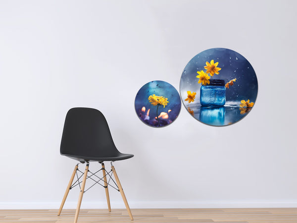 2 Pc Round Shape Frame