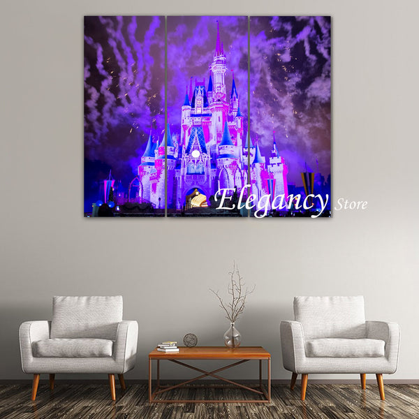 3 PCS 3D Digital Wall Frame