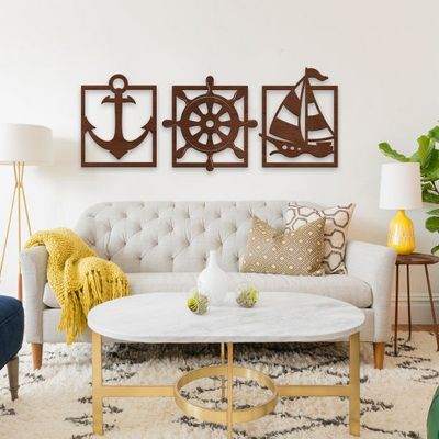 SEASON END SALE 3 PCS WALL DECOR SHIP