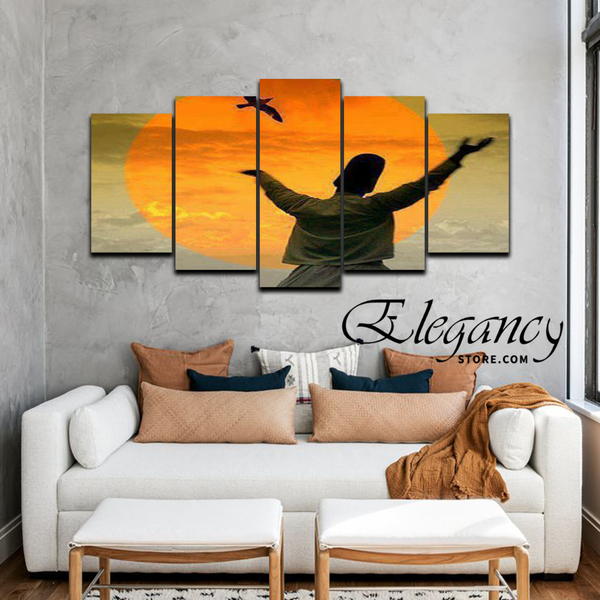 5 splitter sufism wall frame (HS-2009)