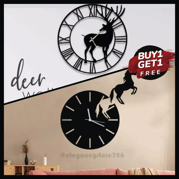 Wooden Wall Clock Combo 22