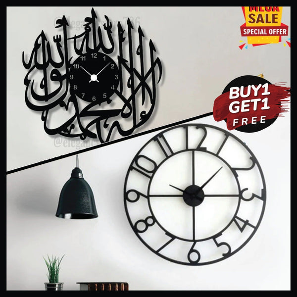 Wooden Wall Clock Combo 21
