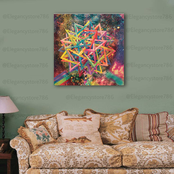 Single Pc Abstract Wall Frame 001