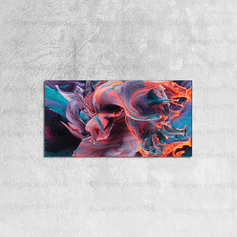 Single Pc Abstract Wall Frame 008